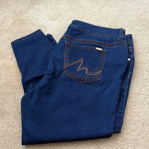 Melissa McCarthy Seven7 Dark Blue Skinny Leg Jeans